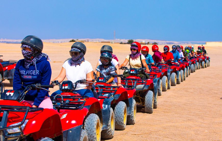 Hurghada: Family Safari Quad, Jeep, Bedouin life, Dinner and show